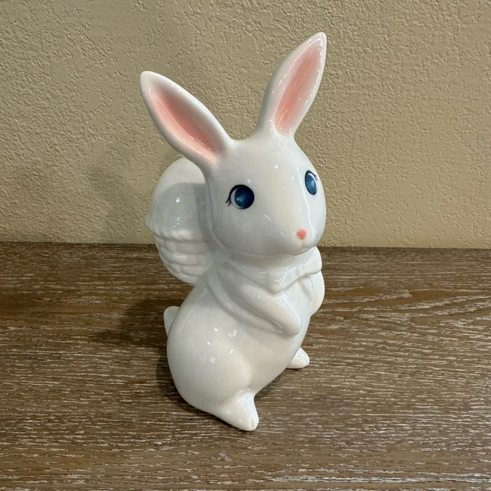 Target Ceramic Bunny with Backpack Animal Figurines - Spritz™ Easter Decor